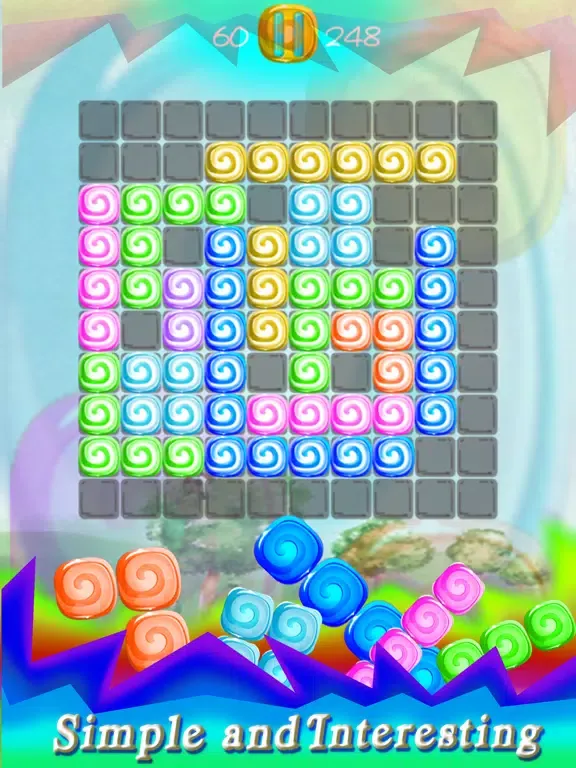 Candy Block Puzzle King - A Fun And Classic 10/10 Grid Game iPad  Ekran Görüntüleri