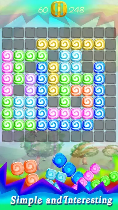 Candy Block Puzzle King - A Fun And Classic 10/10 Grid Game Ekran Görüntüleri
