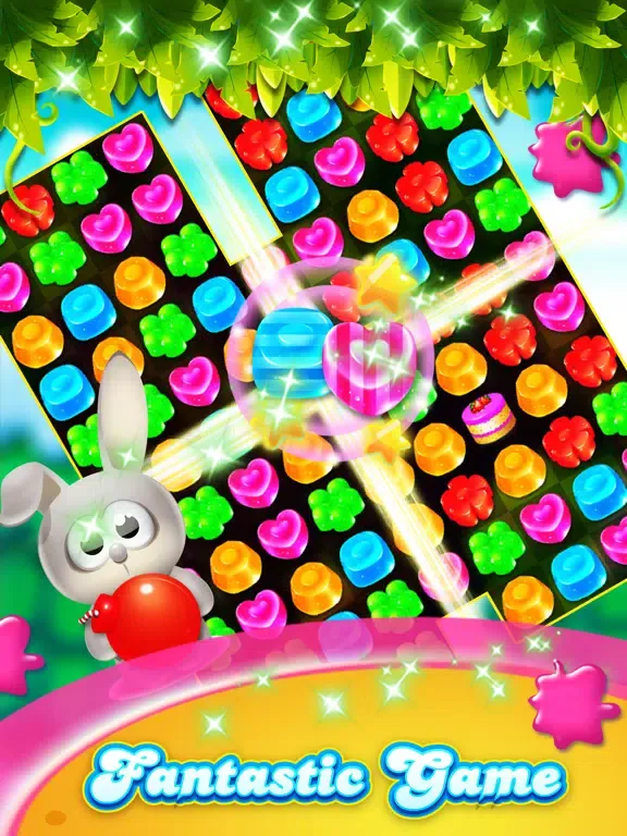 Ảnh chụp màn hình của Candy Gems - New Best Match 3 Puzzle Game iPad 