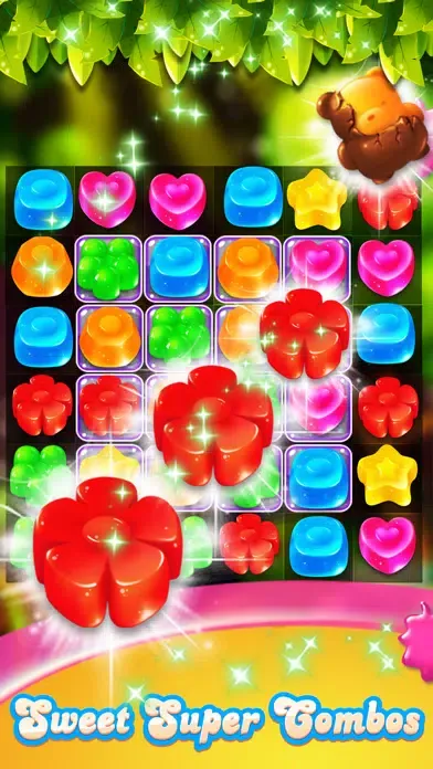 Ảnh chụp màn hình của Candy Gems - New Best Match 3 Puzzle Game