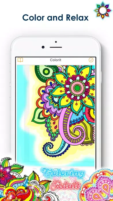 Coloring Pigment - Colouring Book for Adults Ekran Görüntüleri