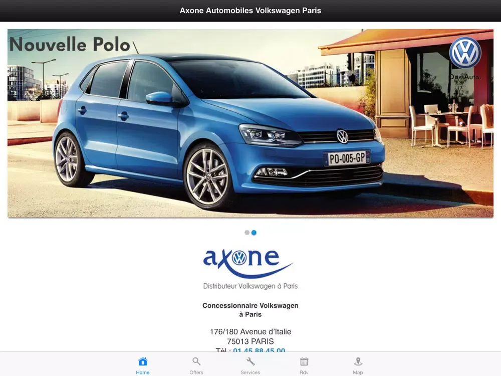 Capturas de pantalla de Axone Automobiles iPad 