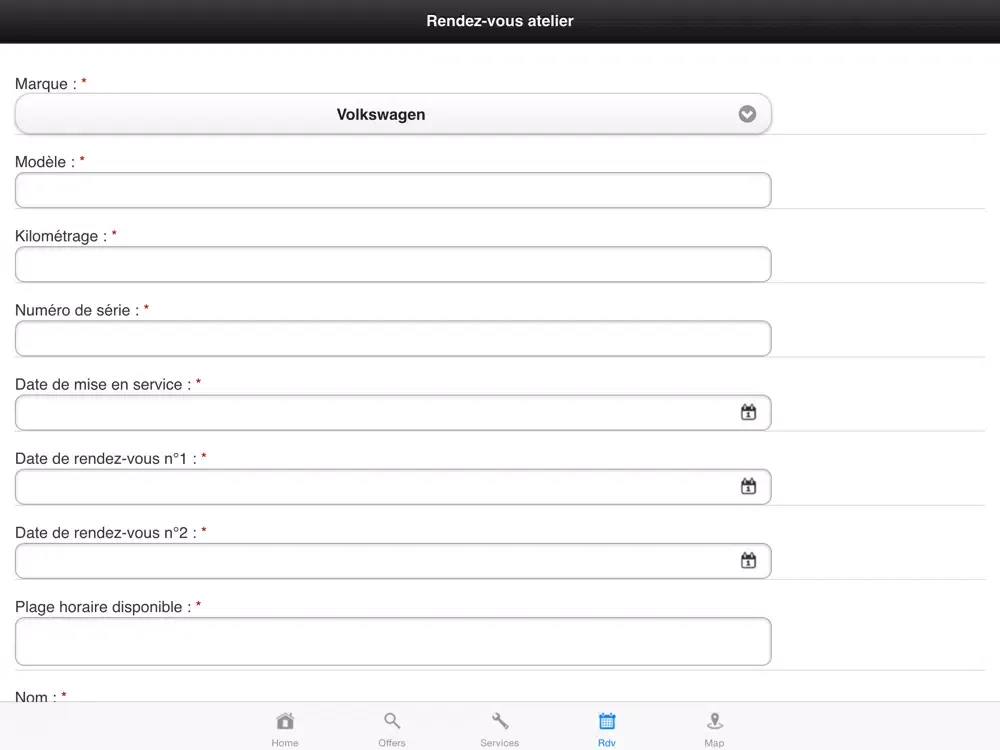 Capturas de pantalla de Axone Automobiles iPad 
