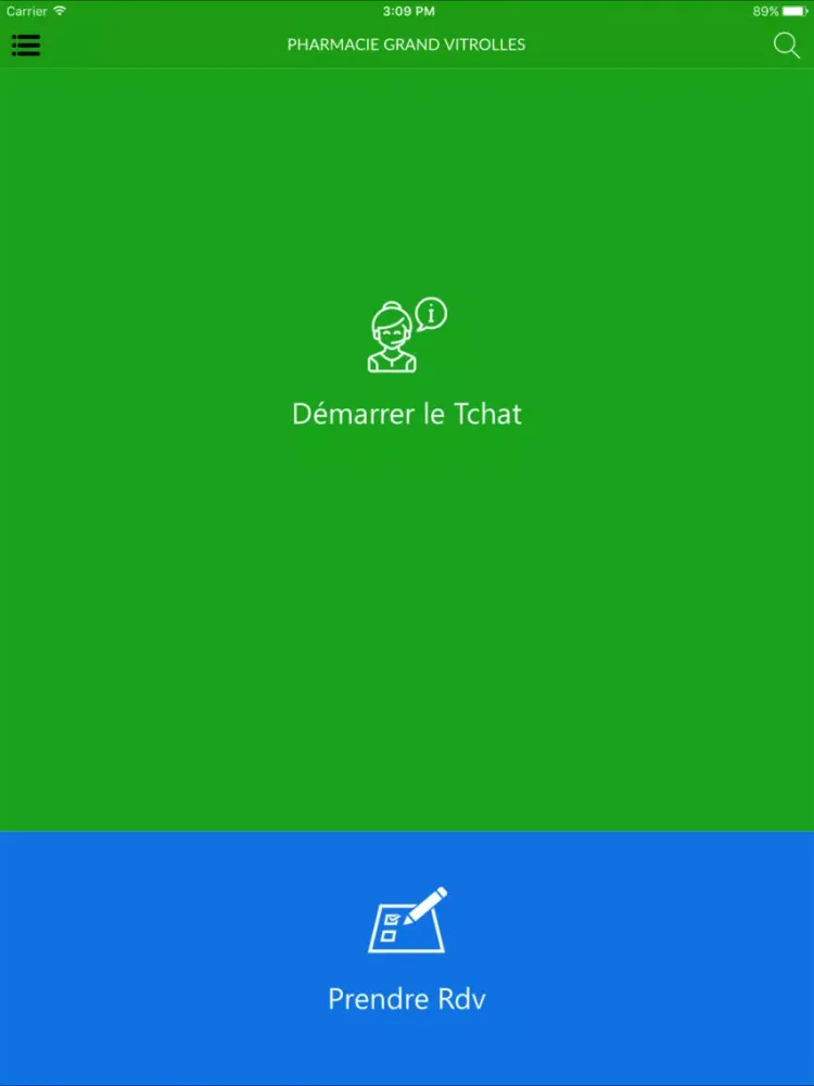 Ảnh chụp màn hình của Pharmacie Grand Vitrolles iPad 