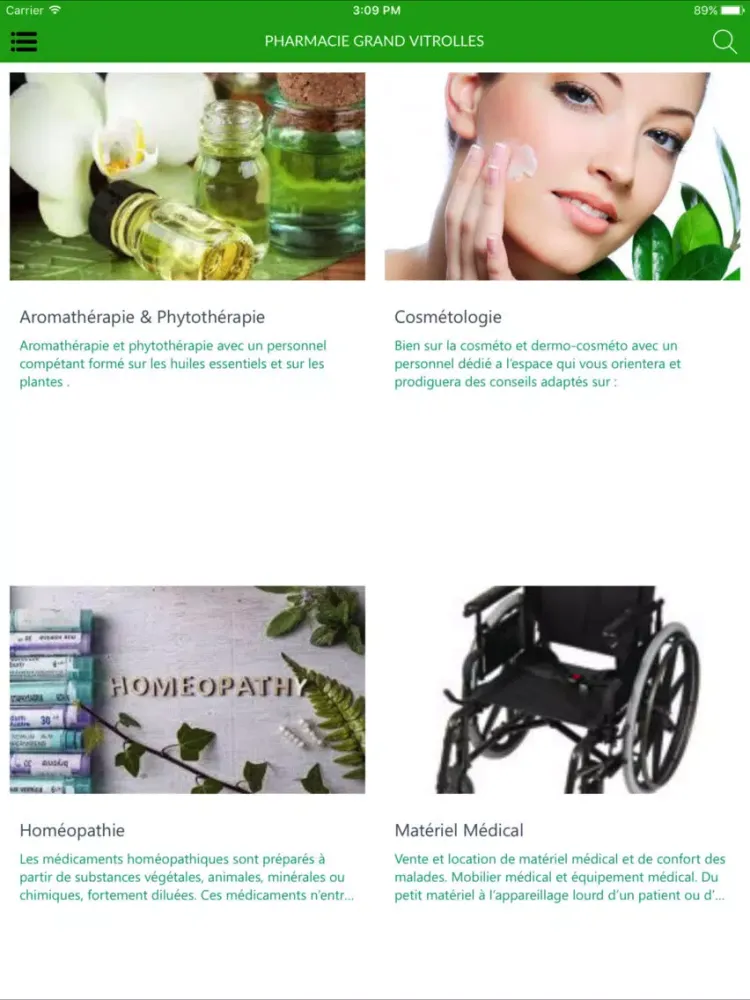 Ảnh chụp màn hình của Pharmacie Grand Vitrolles iPad 