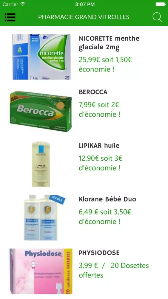 Ảnh chụp màn hình của Pharmacie Grand Vitrolles