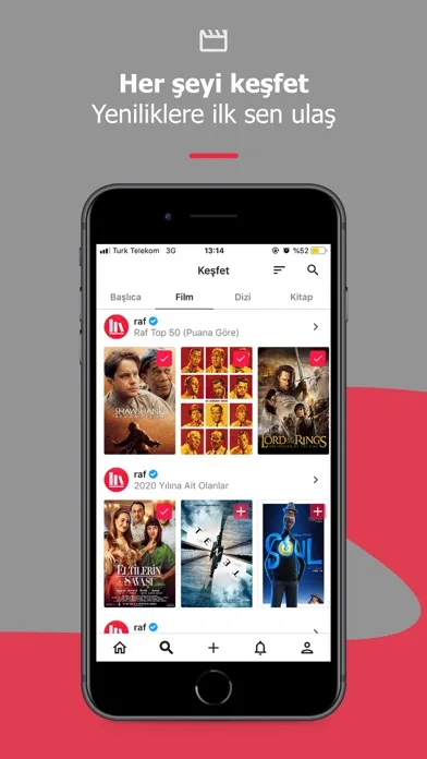 Screenshot di Raf: Find Movie, Serie, Book