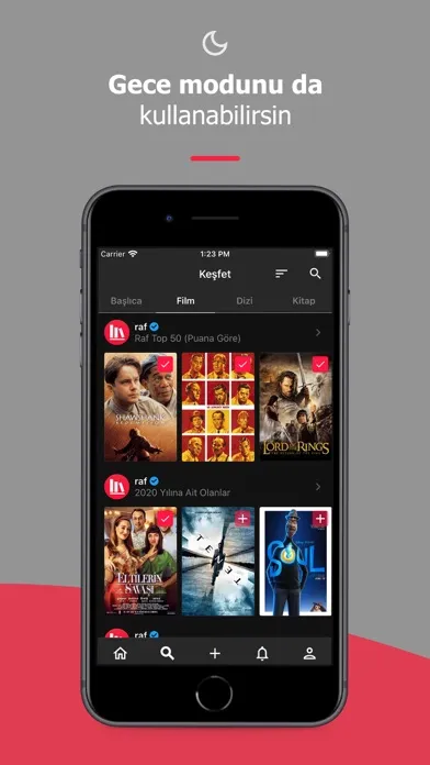Screenshot di Raf: Find Movie, Serie, Book