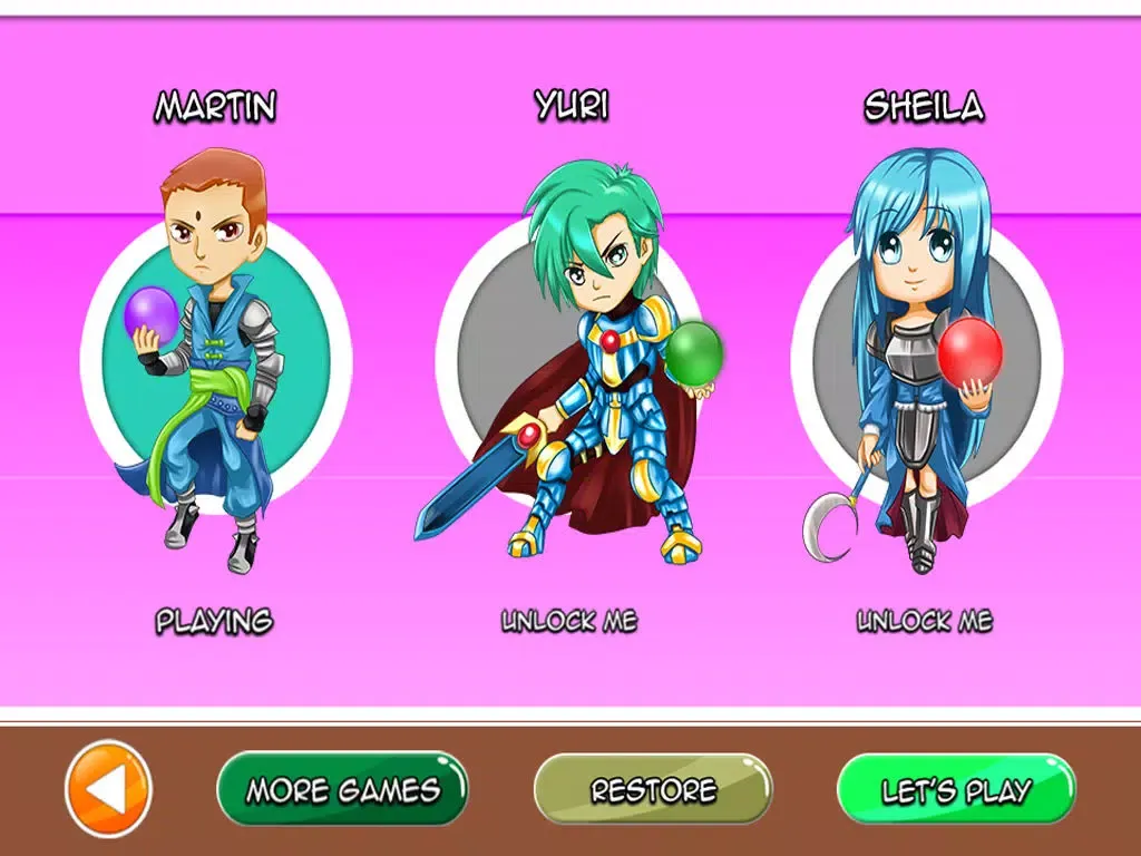 Capturas de tela do Brave Warriors - Palm Loops with Hot Spot Marbles iPad 