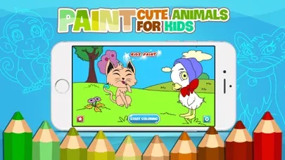 تصاویر KidsPaint - Coloring Cool Animals to Relax