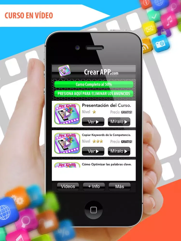 Ảnh chụp màn hình của Marketing para Aplicaciones - Curso en Video para tus Apps para Móvil. iPad 