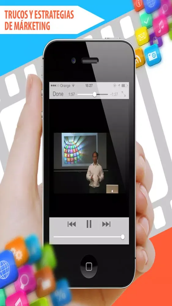 Ảnh chụp màn hình của Marketing para Aplicaciones - Curso en Video para tus Apps para Móvil.