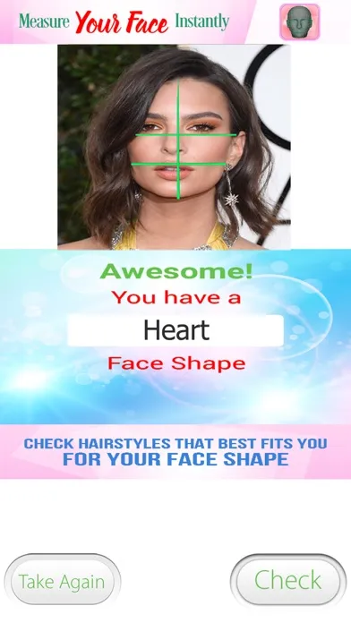Measure Your Face Instantly Screenshots