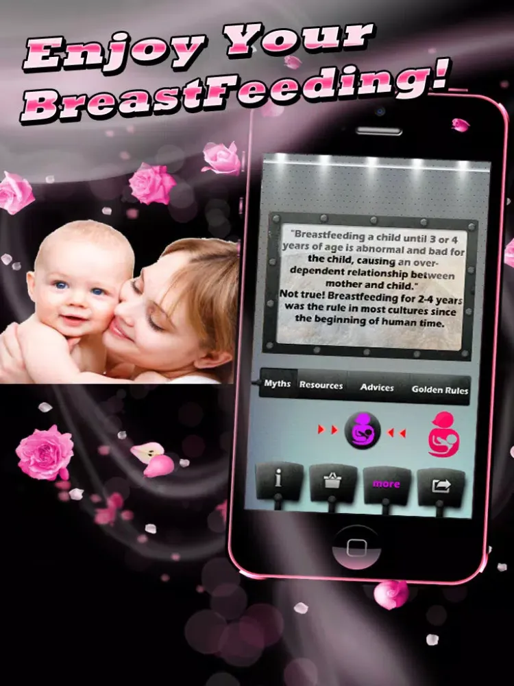 Tangkapan layar Breastfeeding Myths - Guide for Lactation iPad 