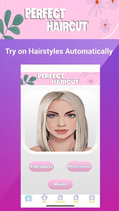 Capturas de tela do Your Perfect Haircut