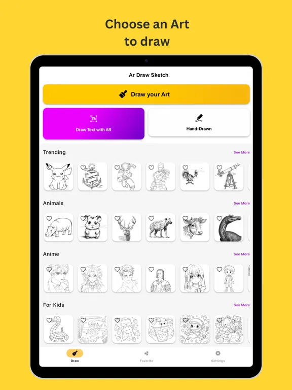 Captures d'écran de Learn to Draw : AR Sketch iPad 