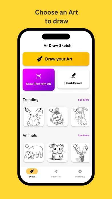 Captures d'écran de Learn to Draw : AR Sketch