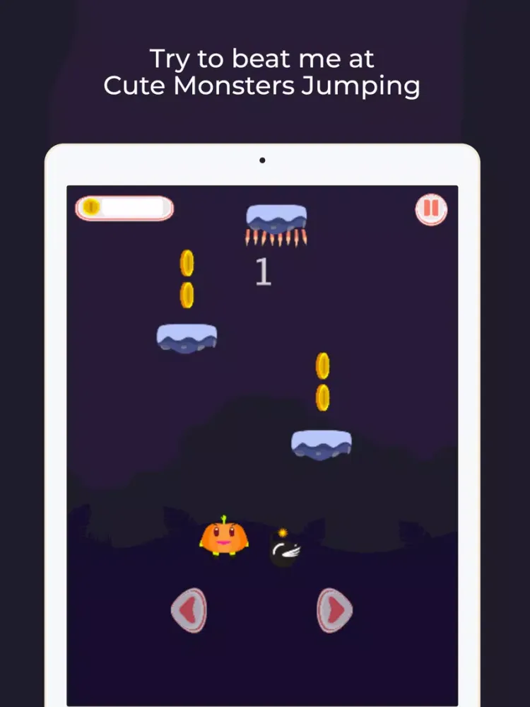 Zrzuty ekranu Cute Monsters Jumping iPad 