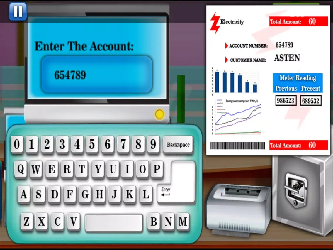تصاویر Bank Cashier Cash Management iPad 
