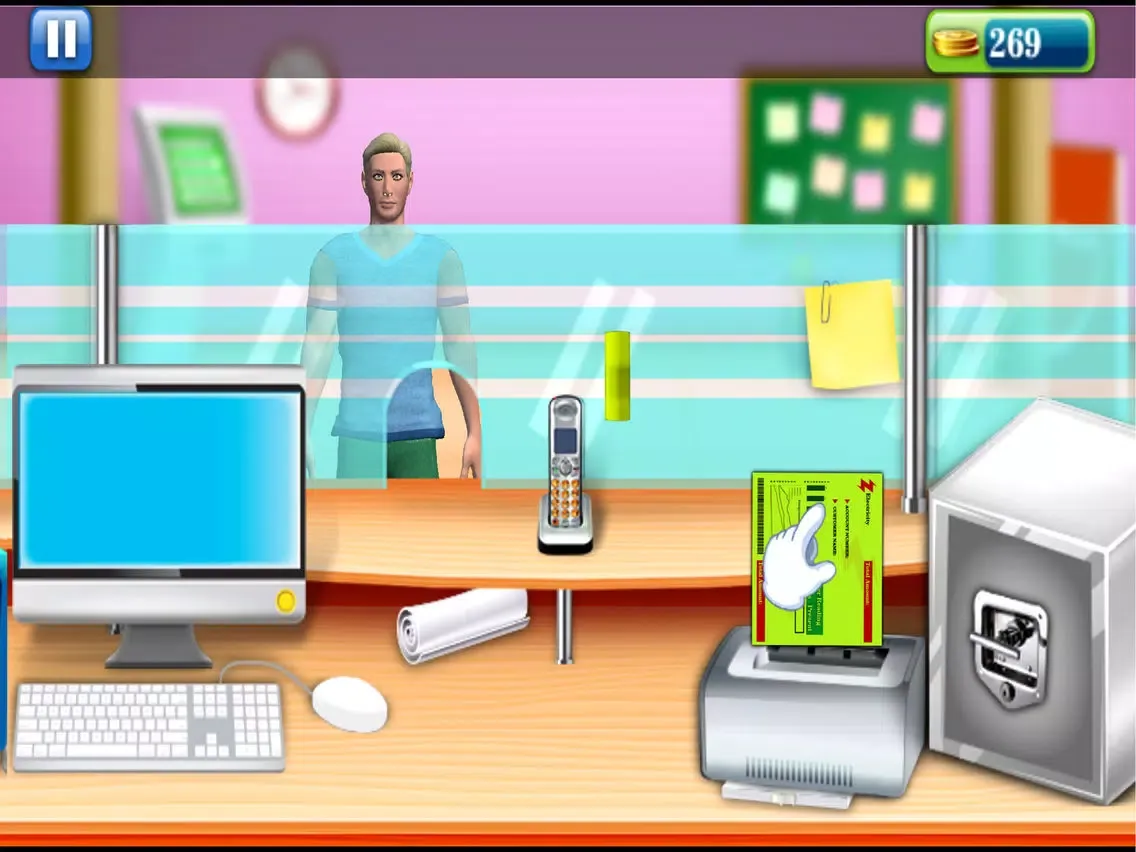 تصاویر Bank Cashier Cash Management iPad 