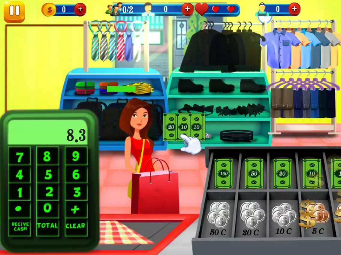 Screenshot di High School Girl Cash Register iPad 