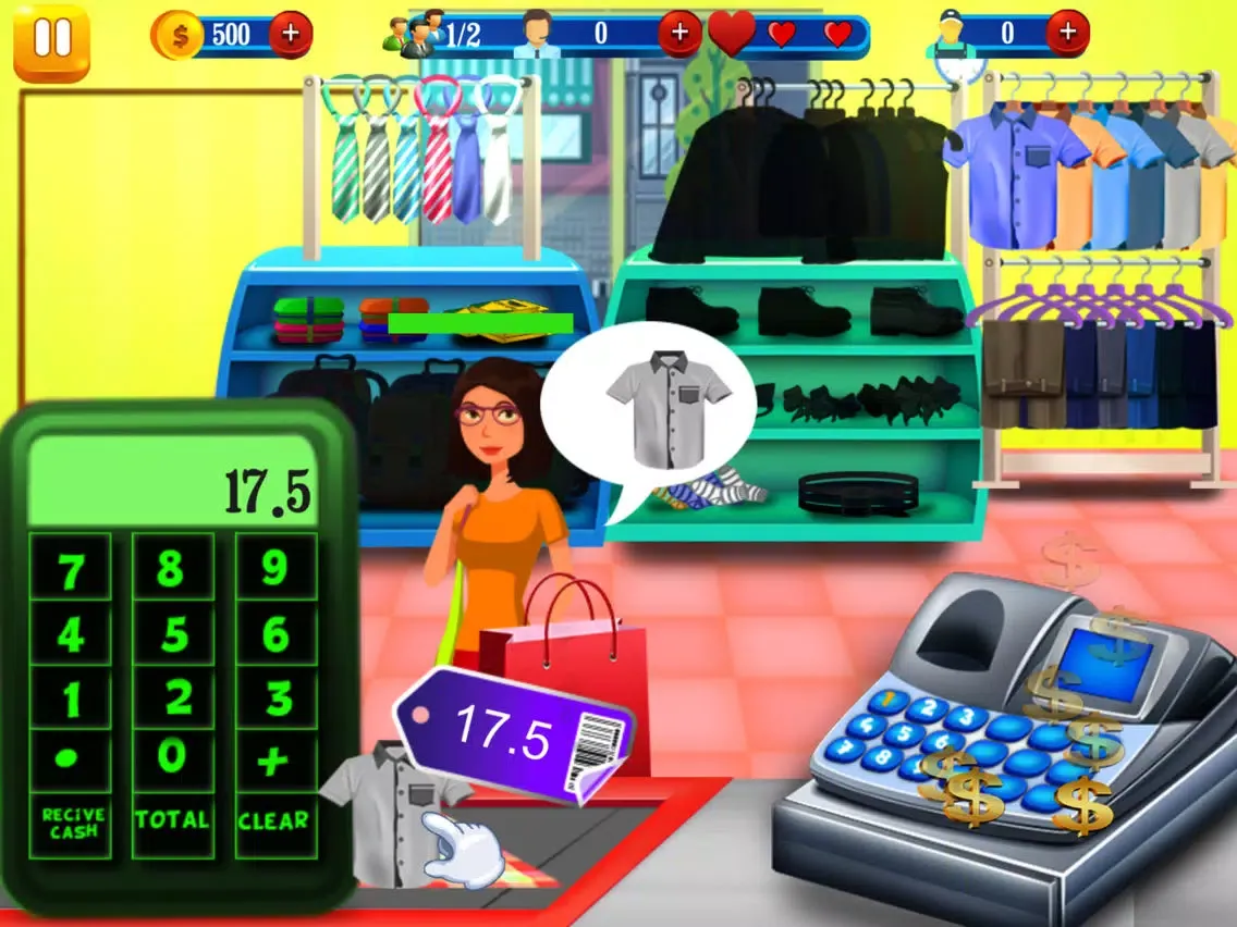 Screenshot di High School Girl Cash Register iPad 