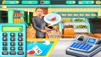 Ảnh chụp màn hình của Supermarket Shop Cash Register