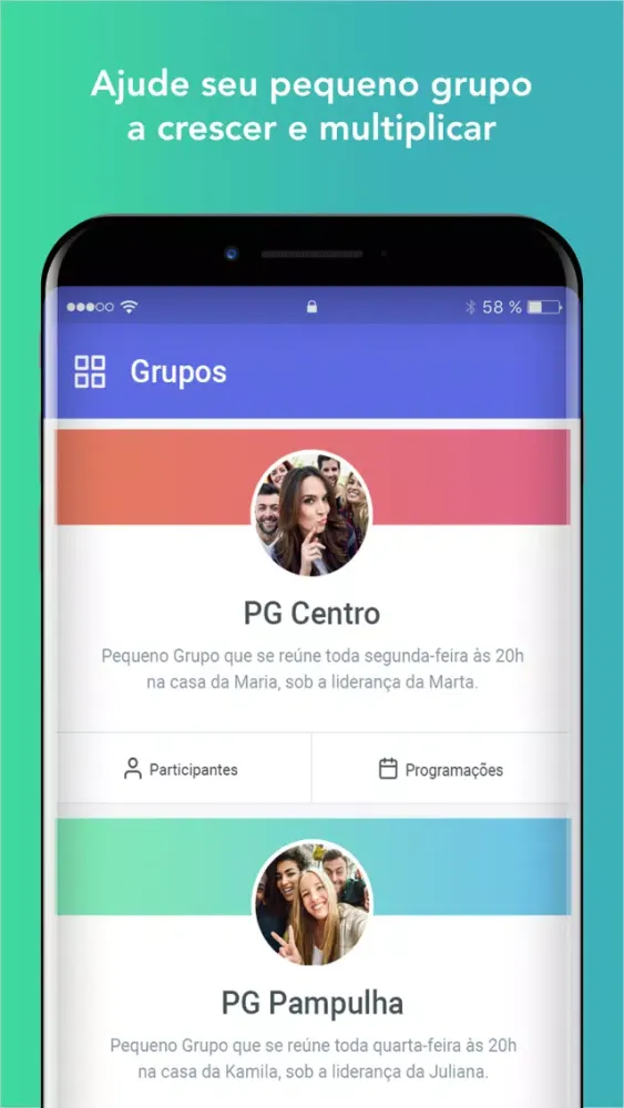 Capturas de pantalla de Apprisco Grupos