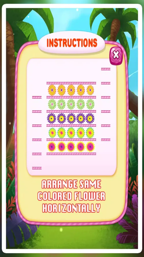Flower Swipe Puzzle Screenshots