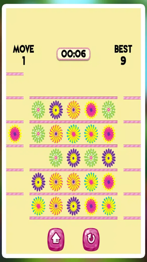 Flower Swipe Puzzle Screenshots