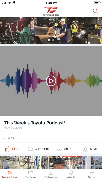 صور Toyota Boshoku App