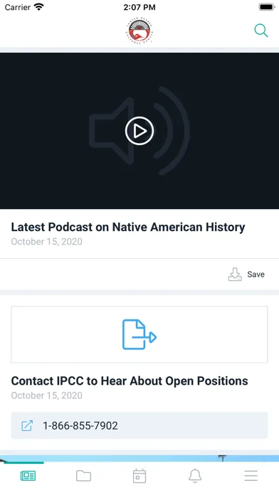 Ảnh chụp màn hình của IPCC Communications App