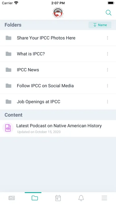 Ảnh chụp màn hình của IPCC Communications App
