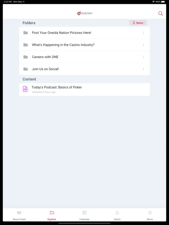 Zrzuty ekranu ONEnterprises iPad 
