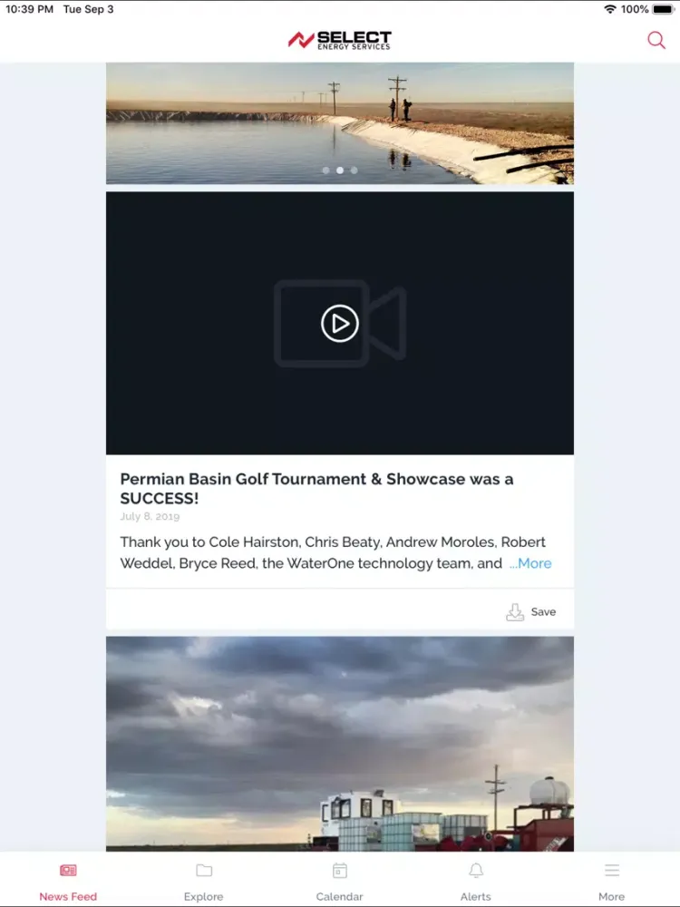 Select Energy Employee App iPad  스크린샷