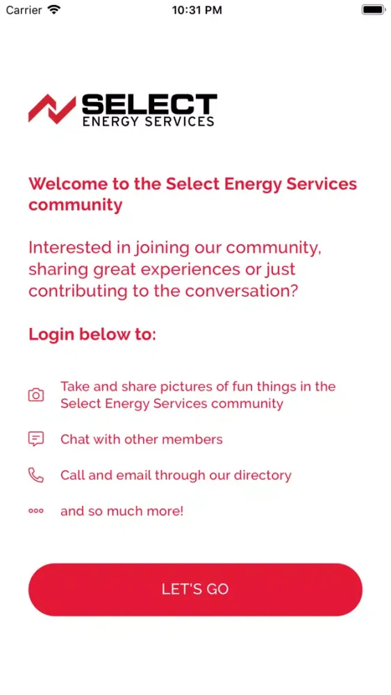 Select Energy Employee App 스크린샷
