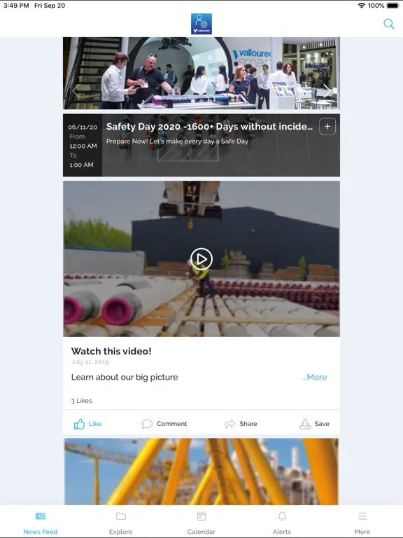 Capturas de pantalla de Vallourec On The Go App iPad 