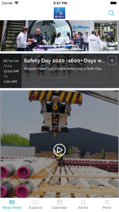 Capturas de pantalla de Vallourec On The Go App