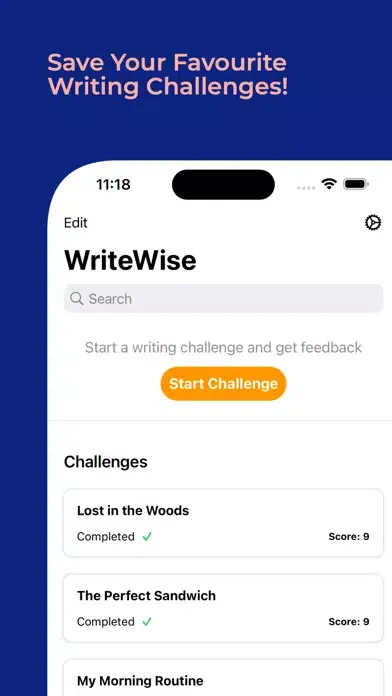 Zrzuty ekranu WriteWise - AI Writing Coach