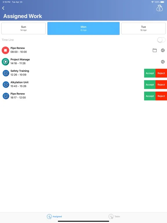 GrowingTeams iPad  Ekran Görüntüleri