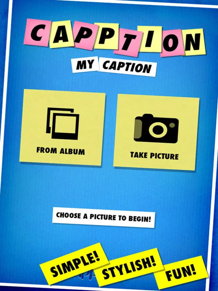 Tangkapan layar Capption - Add Funny Random Captions To Your Instagram Pictures iPad 