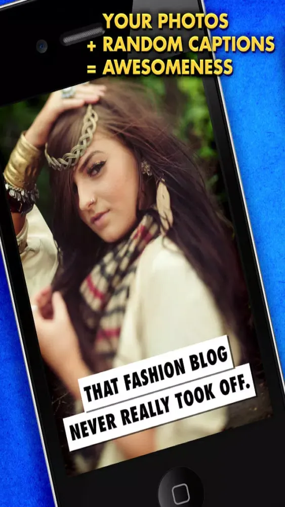 Tangkapan layar Capption - Add Funny Random Captions To Your Instagram Pictures