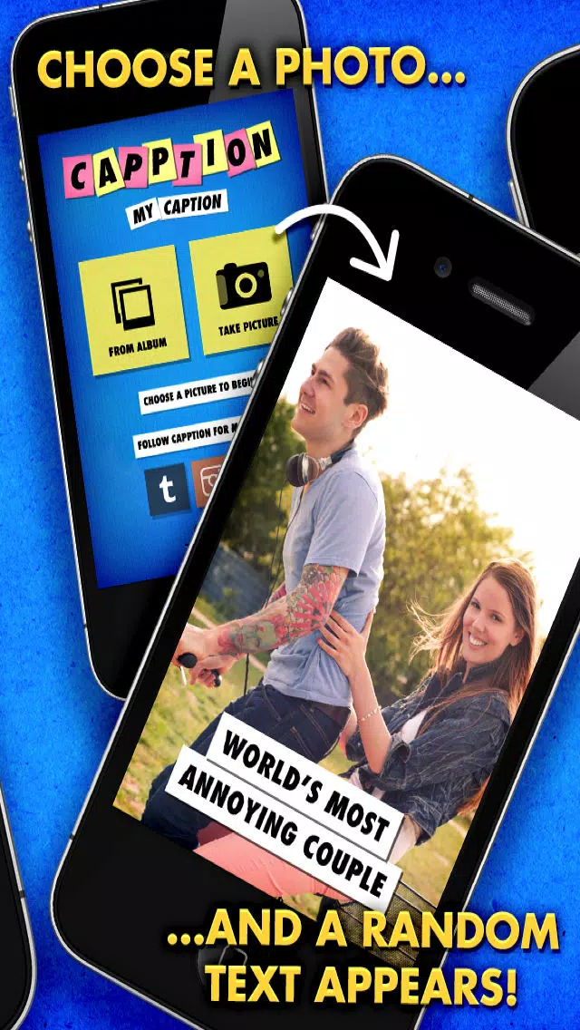 Capption - Add Funny Random Captions To Your Instagram Pictures سکرین شاٹس
