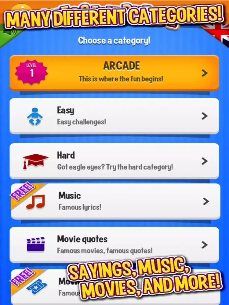 Capturas de tela do Find The Phrase: a quiz app for word game fans! iPad 