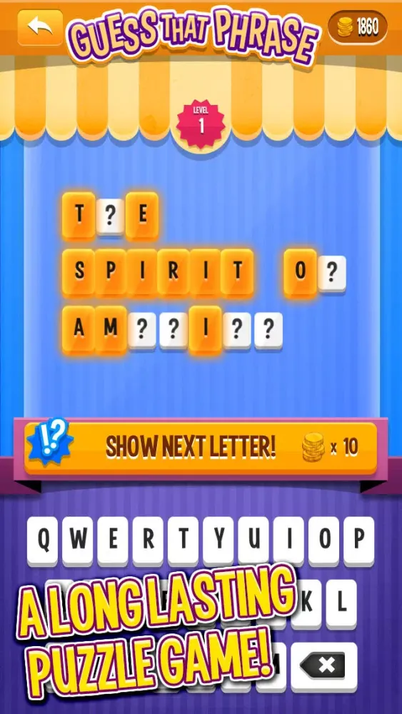 Capturas de tela do Find The Phrase: a quiz app for word game fans!