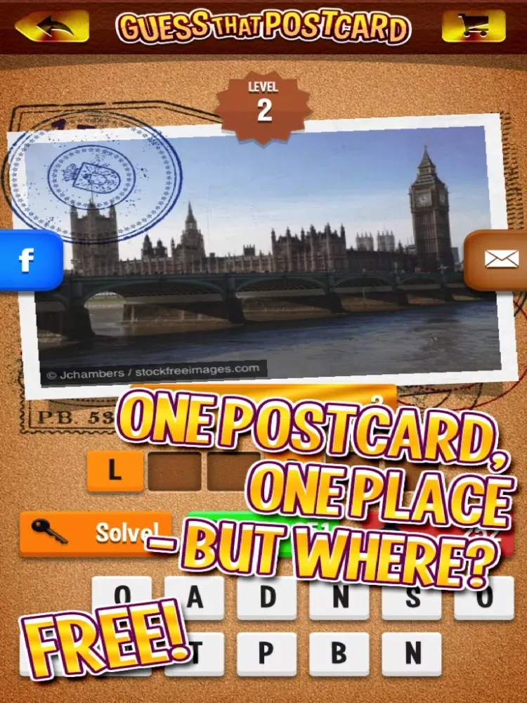 City Quiz - Guess That Postcard iPad  Screenshots