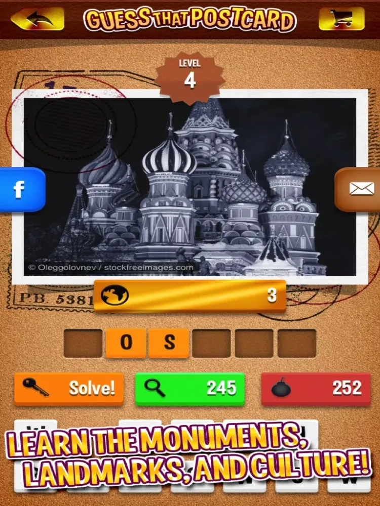 City Quiz - Guess That Postcard iPad  Screenshots