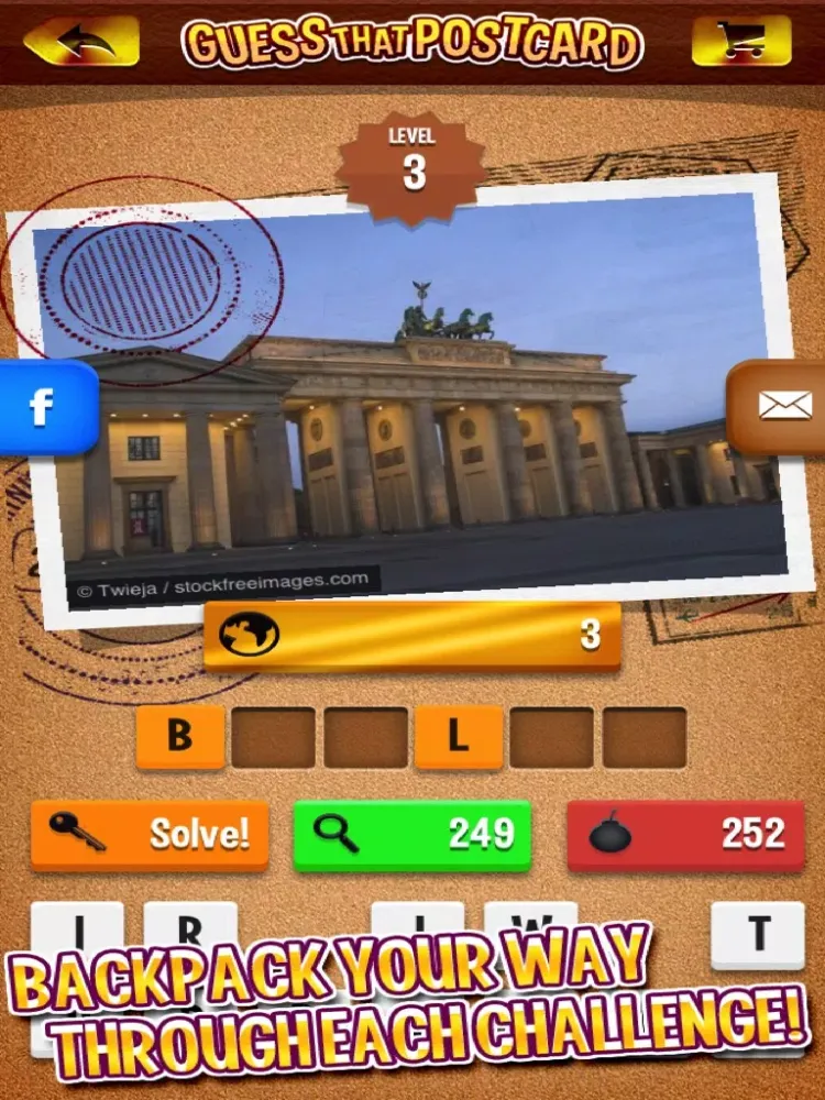 City Quiz - Guess That Postcard iPad  Screenshots