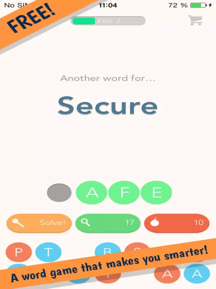 The Synonym Scrambler – Keep Your Brain Sharp With A Free Synonym Word Game iPad  스크린샷