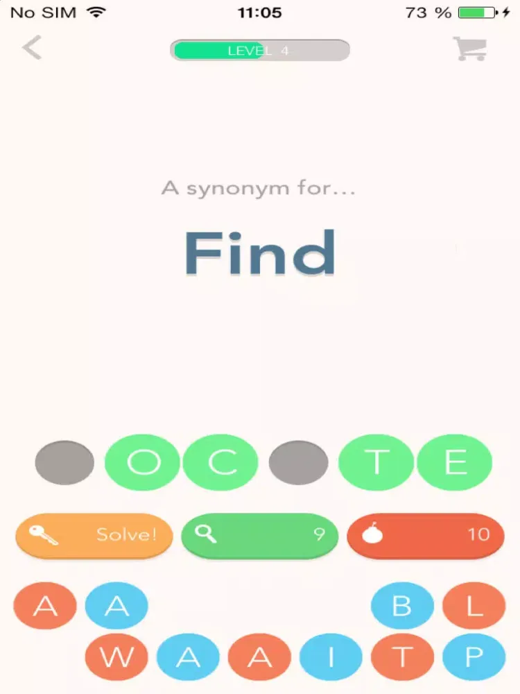 The Synonym Scrambler – Keep Your Brain Sharp With A Free Synonym Word Game iPad  스크린샷